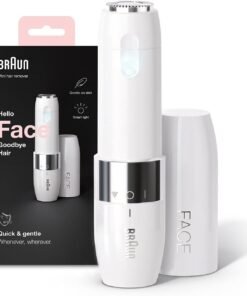 Braun Face Mini Hair Remover, Facial Hair Remover for Women Mini-Sized Design For Portability, Efficient Facial Hair Removal Anytime, Anywhere, With Smart...