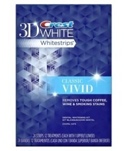 Crest 3d White Vivid Teeth Whitening Strips 12 Count