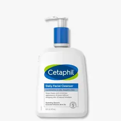 Face Wash by CETAPHIL, Daily Facial Cleanser for Sensitive, Combination to Oily Skin, 16 oz, Gentle Foaming, Soap Free